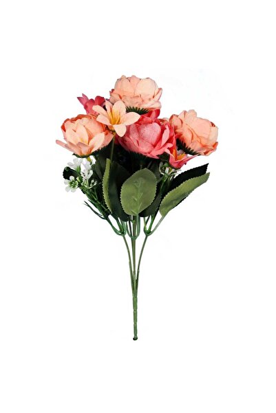 Goliat Bukiet 5 Sztucznych Piwonii w Kolorze Różowym - Dekoracja Wszystkich C...