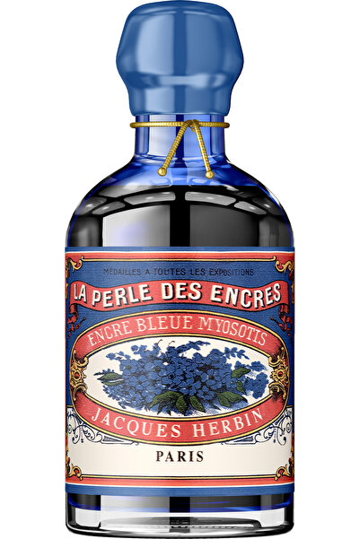 Jacques Herbin Sticlă de cerneală 100ml Myosotis albastră