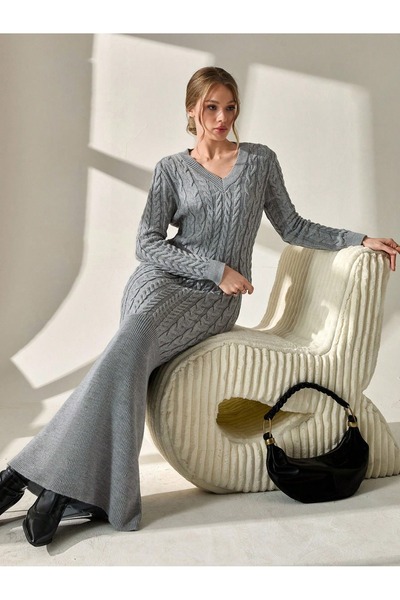 DEHA textile Comfortable Double Set with Knitting Details
