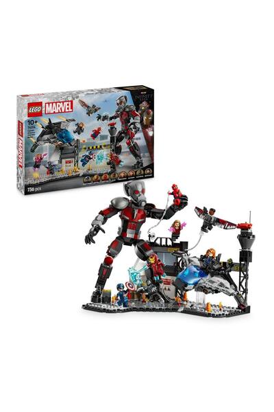 LEGO Marvel Captain America: Civil War Action Battle Buildable Playset with 8...
