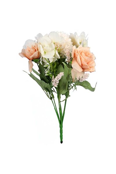 Goliat Bukiet 6 kwiatów mix z czosnkiem 32cm pomarańczowy