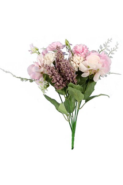 Goliat BUKIET MIESZANY 6 GAŁĄZEK Z HORTENSJĄ KOLOR RÓŻOWY