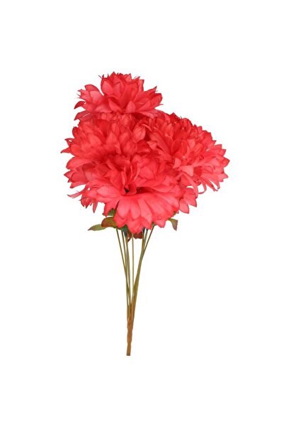 Goliat Buchet de crizanteme roz artificiale - Decorațiune cimitir 43cm