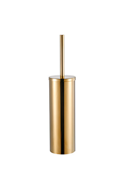 Other Toilet Brush Holder - Stainless Steel, Compact Design - Brushed Gold, 9...