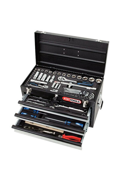 KS Tools Set scule universale CHROMEplus 1/4 + 1/2, 99 buc.
