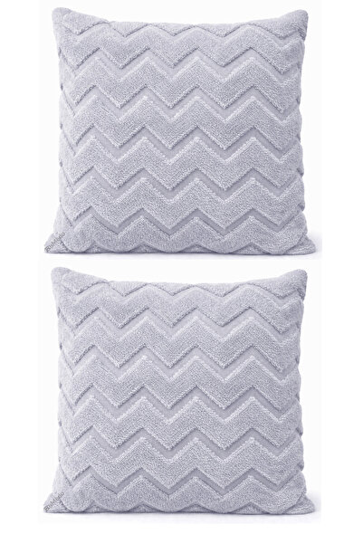 Bumedo غطاء وسادة مزخرف من القطيفة بتصميم إسكندنافي متعرج على شكل جلد السمك، ...