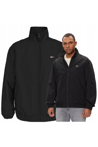 Tommy Hilfiger Men's Black Transitional Zipper Jacket Original Size XL