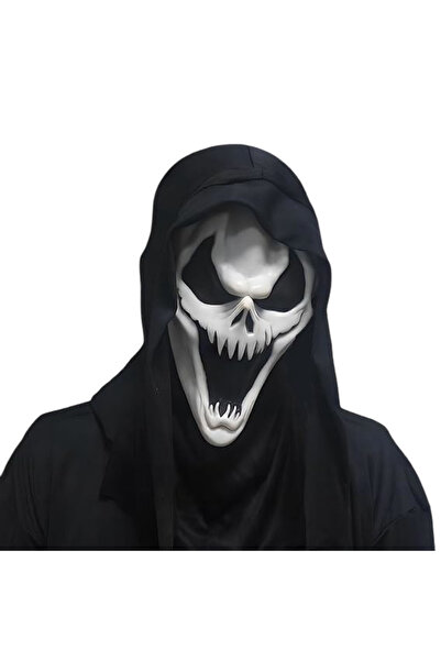 Other Ghostface Scream Mask - Latex with Hooded, Halloween Cosplay, Universal...