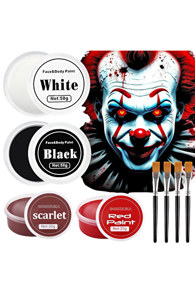 Other Vopsele Pictura pe Fata si Corp - Set Profesional Halloween, Cremoase, ...