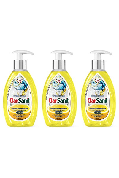 clarsanit SET 3 BUCĂȚI - Detergent Lemon Fresh pentru vase, 500 ml
