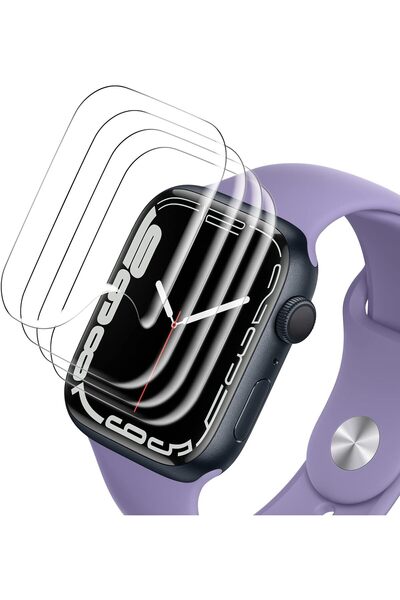 Other Set of 4 Tempered Glass Films Apple Watch 7 41mm - Screen Protector, Bl...