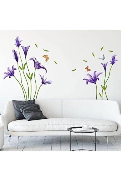 Amimagen Wall Sticker Flowers and Butterflies
