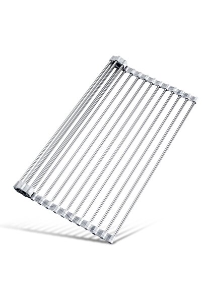 Other Foldable Dish Drainer - 304 Stainless Steel, Silicone, Heat Resistant -...