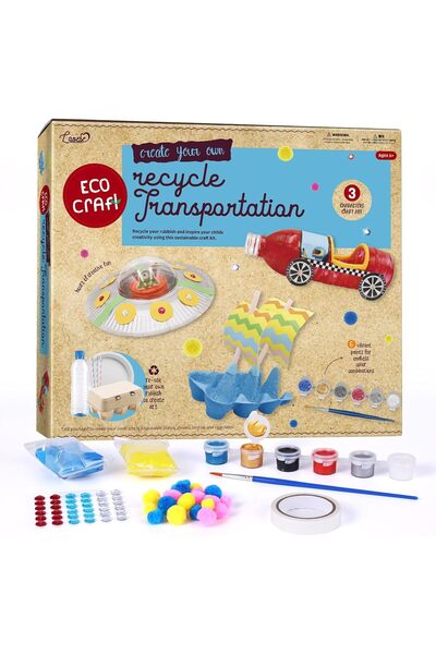 Other Set Creativ Jucării DIY Reciclare, Lucru Manual Copii, 31 Piese, Educaț...