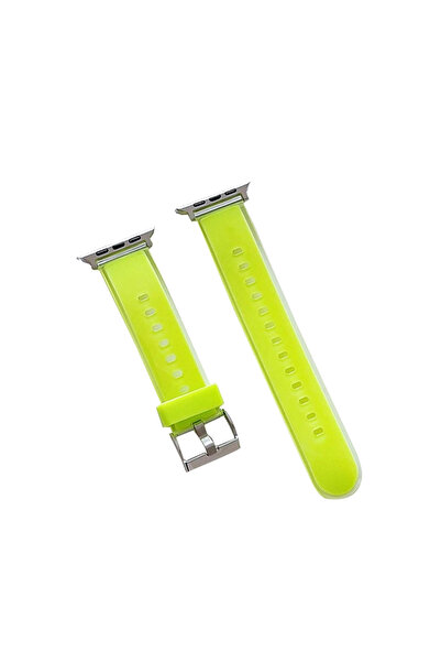 FREEDOM STOREE Watch 38mm Jelly Silicone Band (Not a Watch) - Green