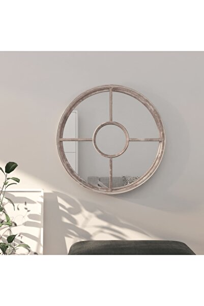 Concept Oglindă, nisipiu, 40x4 cm, fier, rotundă, utilizare în interior