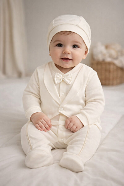 jijek baby kids بدلة سموكن إكرو للأطفال الأولاد - طقم مولوت مع ربطة عنق وسترة...