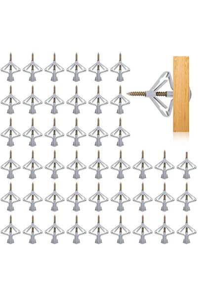 Other Dibluri Tip Fluture Gips-Carton - Otel Inoxidabil, Plastic - 13x35mm, S...