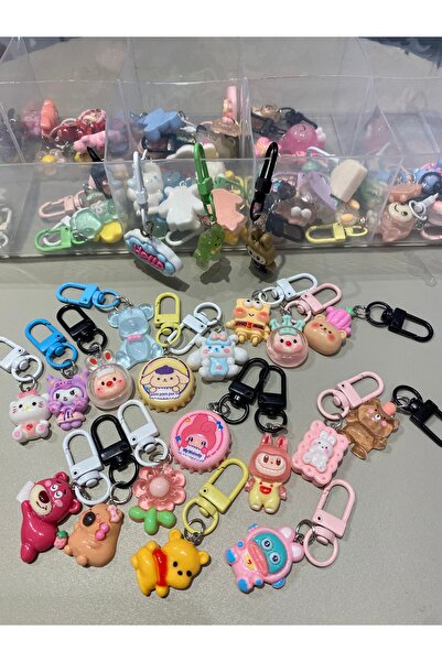 Sakura Konsept Butik تماثيل كاواي اللطيفة 3 قطع (كابيبارا/سانريو/لابوبو/سولبا...