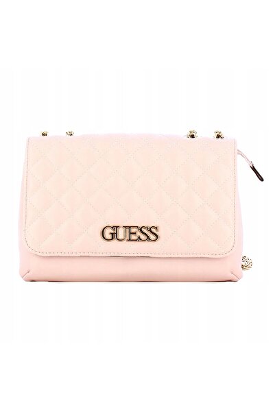 Guess Women's Handbag Pink Small Quilted Elegant Fashionable Universal