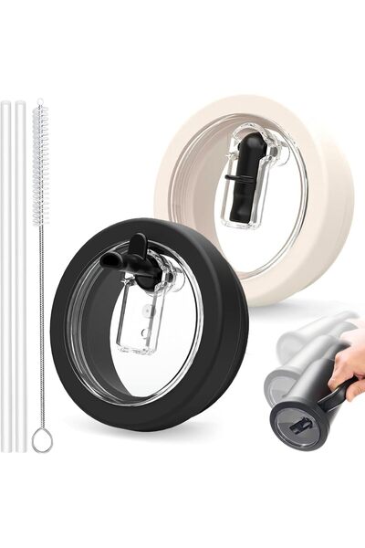 Other Stanley Quencher Mug Accessory Set 1200ml - 2 Lids, 2 Straws, Silicone,...