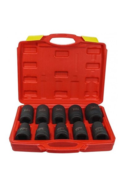 VERKE Set de 10 chei tubulare, Verke, cu impact, 1", 17-41 mm, V39465