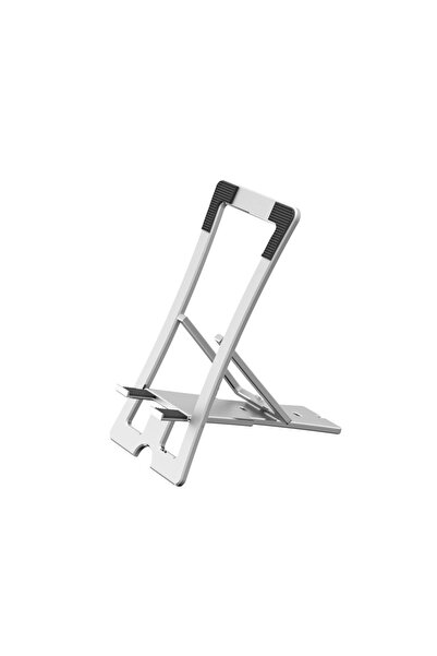 FREEDOM STOREE حامل هاتف مكتبي قابل للطي وقابل للتعديل من سي إم 23 - فضي