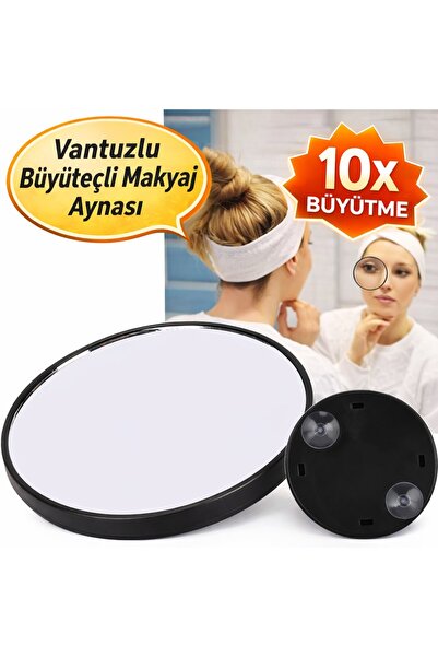 Neler Geldi Neler Büyüteçli Ayna Makyaj Aynası Vantuzlu Yuvarlak Büyüteçli Ay...