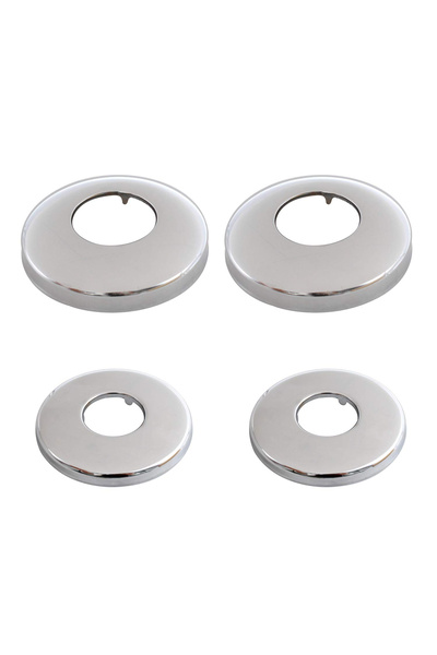 Other Set Capace Rozete Tevi, Otel Inoxidabil, Argintiu, 2 x 32 mm si 2 x 25 ...