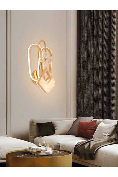 best power Triple-Light Gold LED Wall Light – Model 9924