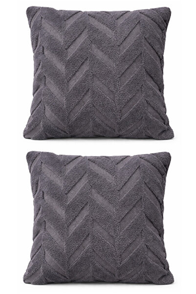 Bumedo غطاء وسادة مزخرف من القطيفة بتصميم إسكندنافي متعرج على شكل جلد السمك، ...