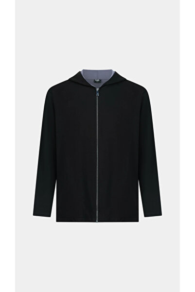 kult. French Terry Double Jacket Black on Grey