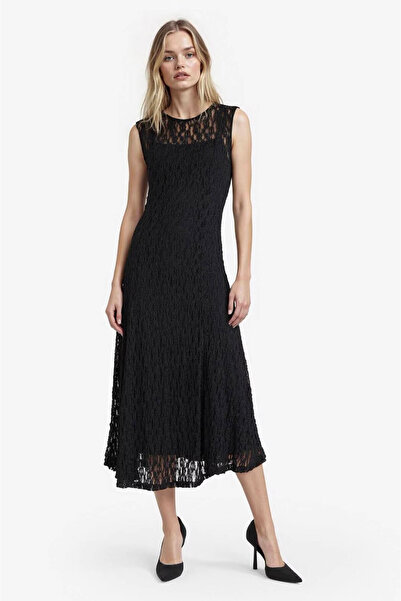 DeFacto Fitted Lace Black Women's Dress F8114Ax/Bk81