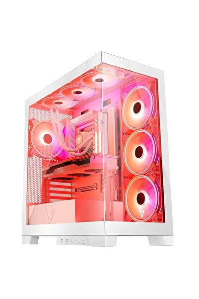 Modecom Carcasă Volcano Space Apex ARGB MIDI albă