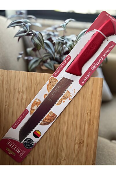 Solingen Ritter Ekmek Bıçağı 19 Cm Kırmızı