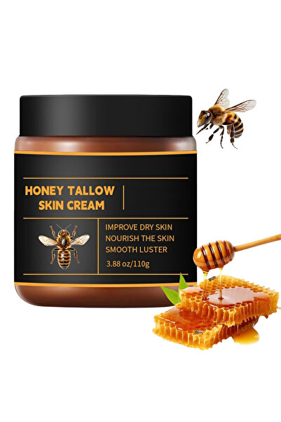 Generisch Natural Face and Body Cream with Wild Honey - Moisturizing, Regener...