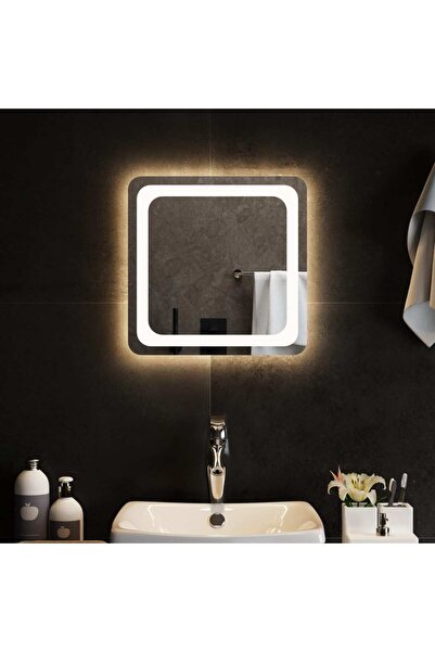 Concept Oglindă de baie cu LED, 40x40 cm