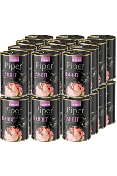 Dolina Noteci Hrană umedă Piper RABBIT pentru pisici sterilizate 24x400g