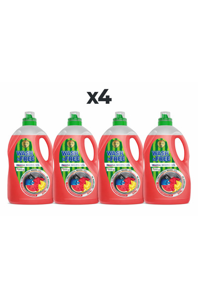 Wash & Free Package 4x - wash and free watermelon 5 l - bottle perfumed gel