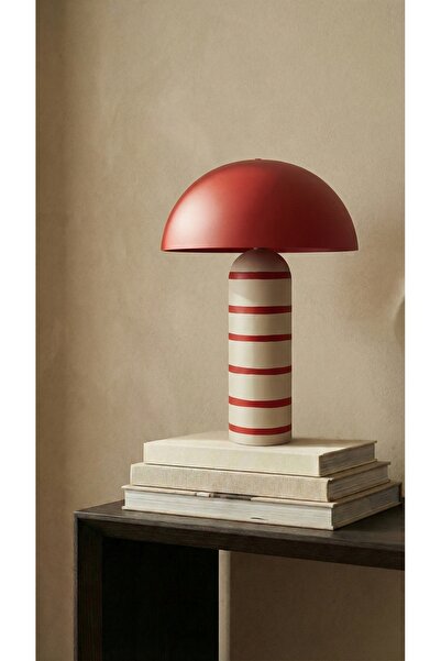 Minteks Mone Stripe 60cm Handmade Ceramic Lampshade