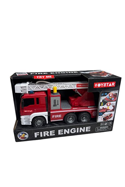 ADIRI SHOP Toy Fire Truck with Extendable Ladder, Lights and Sounds – 3+ Years