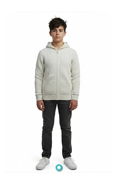 BEGONYA BEBECE KIDS Men's Pocketed Zippered Cardigan Vest