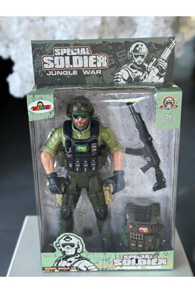 GALTOYS ASKER SETİ 8910-F4 SCALE MODEL 1:6 KUTULU 3+