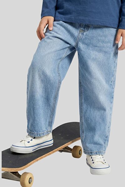 ww waka waka kids store Pantaloni de blugi largi pentru băieți, cu croială le...