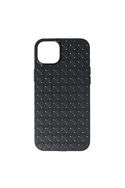 SEP TPU Leather Braided Apple iPhone 14 Plus Black Case