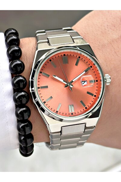 Tisaati Special Design Eşref Tek Kadir Baba Clock Model Metal Strap Men's Wri...