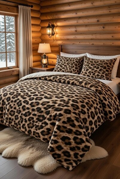 VENTİ VENTİSCA Комплект спално бельо от мек памук с шарки за двойно легло