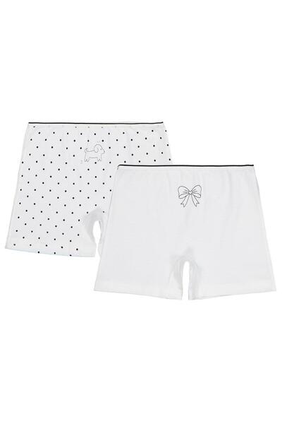 DOMİ Kids Puppy 2-8 Years Old Girls' 2-Piece Boxer Set - Standard 8-9 Years Old