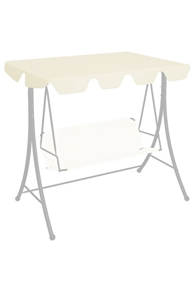 Concept Резервен калъф за градинска люлка, кремав, 188/168x110/145см