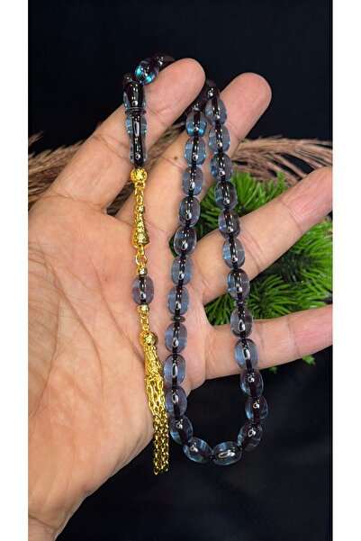 vevasilver Capsule Cut Beirut Drop Amber Prayer Beads, Tassel, Master Craftsm...